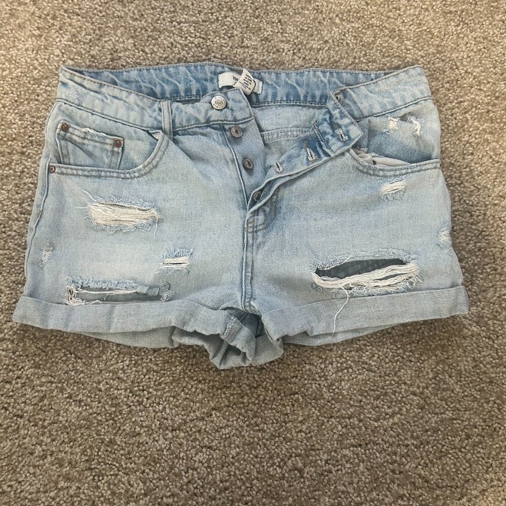 Denim shorts